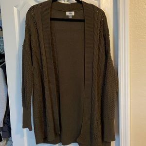 Old navy EUC open shaker style cardigan sweater M